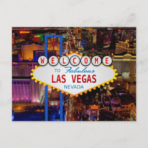 Willkommen bei LAS VEGAS Reisen Postkarte