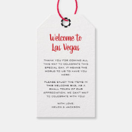 Willkommen bei Las Vegas Wedding Geschenkanhänger
