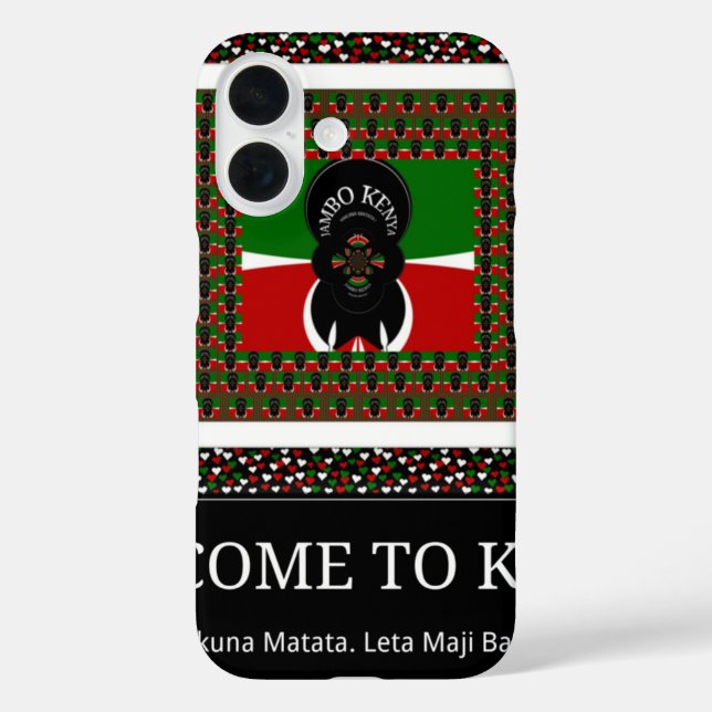 Willkommen bei Magical Kenya: Hakuna Matata Case-Mate iPhone Hülle (Rückseite)
