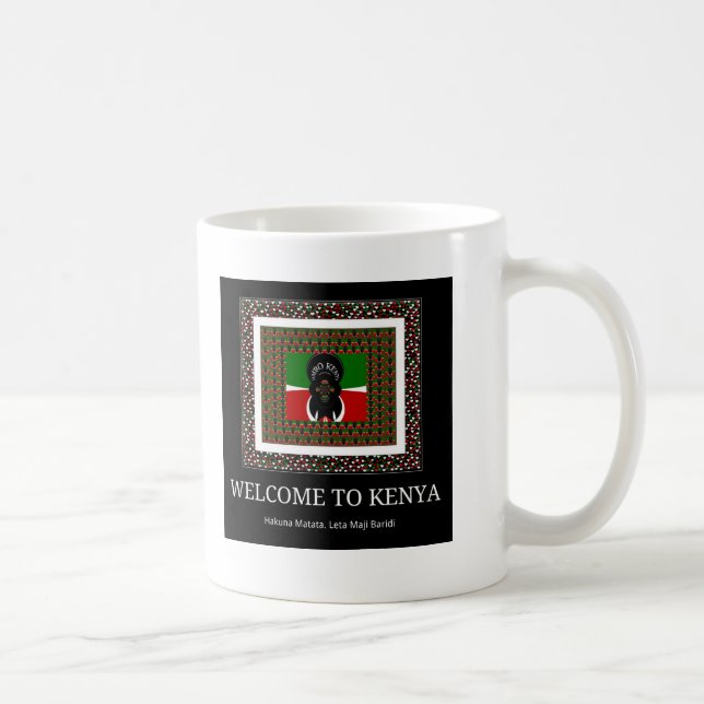 Willkommen bei Magical Kenya: Hakuna Matata Kaffeetasse (Rechts)