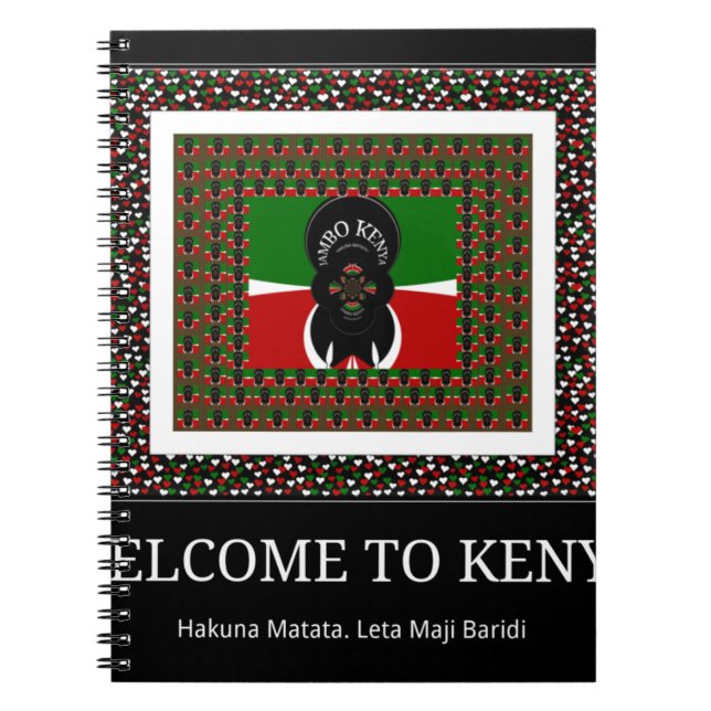 Willkommen bei Magical Kenya: Hakuna Matata Notizblock (Vorderseite)