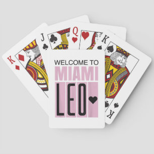 Willkommen bei Miami Leo 10 - GOAT Spielkarten