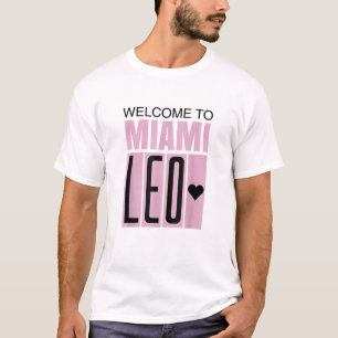 Willkommen bei Miami Leo 10 - GOAT Willkommen in M T-Shirt