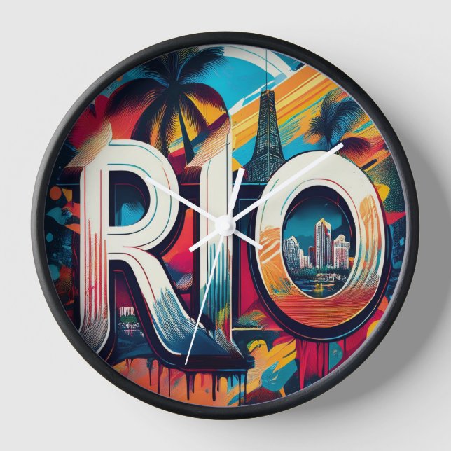 Willkommen bei RIO Uhr (Vorderseite)