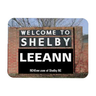 WILLKOMMEN BEI SHELBY LEEANN Flexibler Magnet