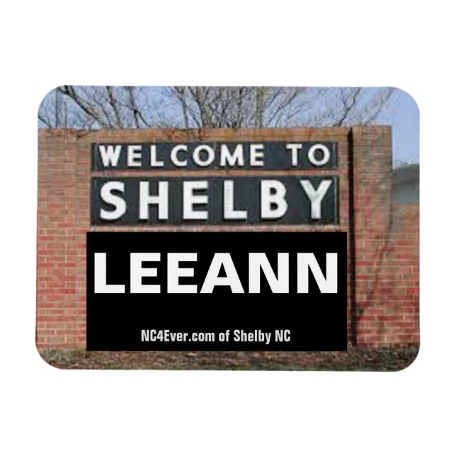 WILLKOMMEN BEI SHELBY LEEANN Flexibler Magnet (Horizontal)
