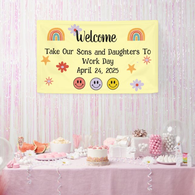 Willkommen bei Sons and Daughters to Work 2025 Banner (Party)