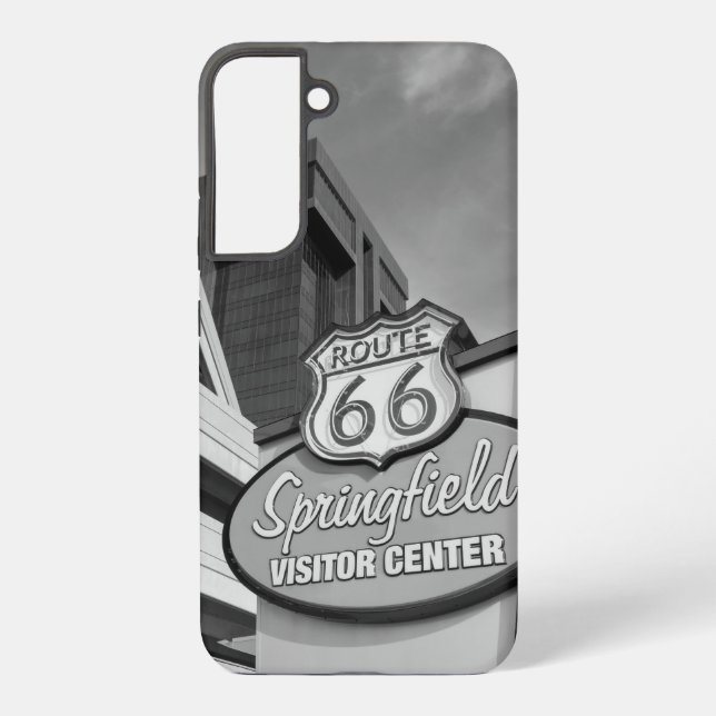 Willkommen bei Springfield Grayscale Samsung Case Galaxy Hülle (Rückseite)