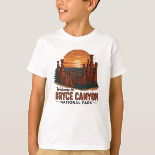 Willkommen bei Stickerei Bryce Canyon National USA T-Shirt