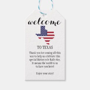 WILLKOMMEN BEI TEXAS PERSONALISIERTE GESCHENKE TAG GESCHENKANHÄNGER