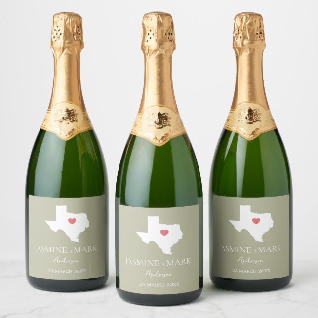 Willkommen bei Texas Wedding Party Custom (Flaschen)