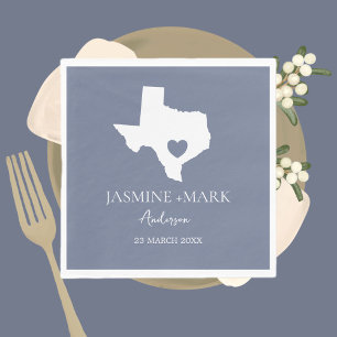 Willkommen bei Texas Wedding Party Custom Serviette