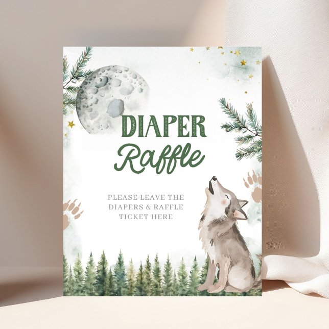 Willkommen bei The Pack Forest Wolf Windel-Raffle Poster (Von Creator hochgeladen)
