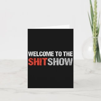 Willkommen bei The Show _ Unflätiger Humor Karte