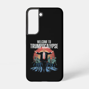 Willkommen bei Trump-ocalypse Lustiger Trump Hallo Samsung Galaxy Hülle