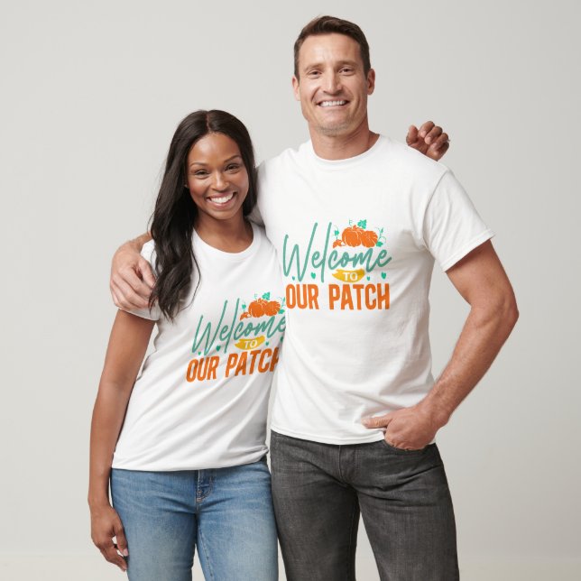 Willkommen bei unserem Patch - Fall T-Shirt (Unisex)