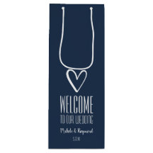 Willkommen bei unserer Hochzeitsnacht Blau