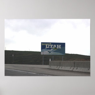 Willkommen bei Utah Poster