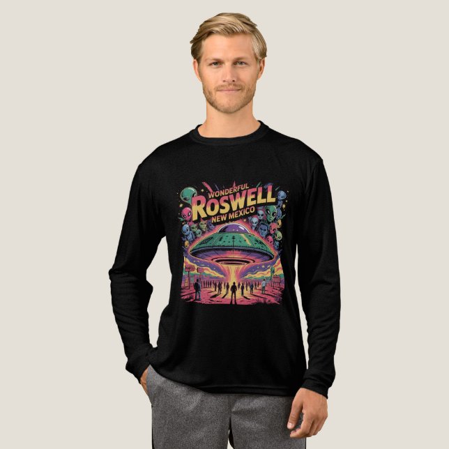 Willkommen bei Wonderful Roswell Tri-Blend Shirt (Volle Vorderseite)