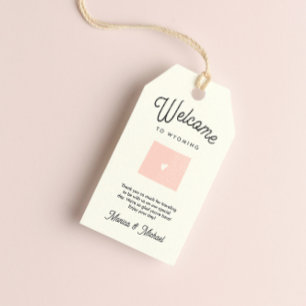 Willkommen bei WYOMING Wedding JEDE FARBE!! Geschenkanhänger