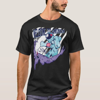 Willkommen beim amerikanischen Astronauten T-Shirt