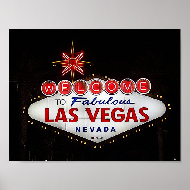 Willkommen beim Las Vegas Sign #2 Poster (Vorne)