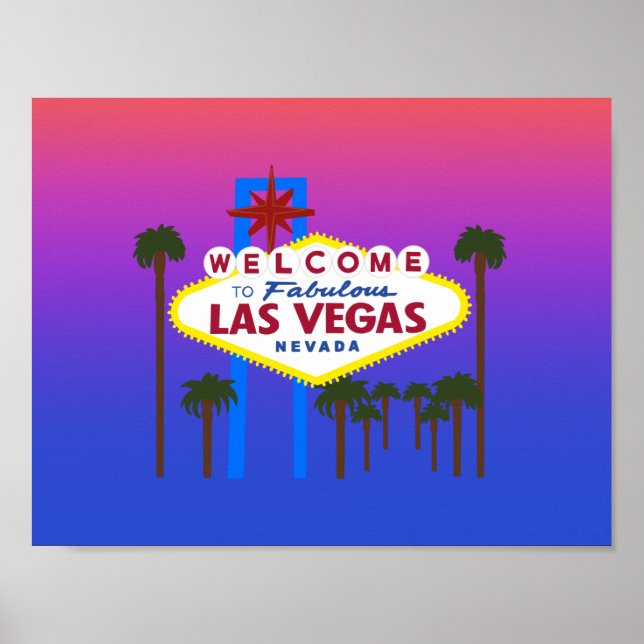 Willkommen beim Las Vegas Sign #3 Poster (Vorne)