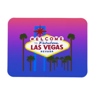 Willkommen beim Las Vegas Zeichen #3 Magnet