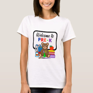 Willkommen beim T - Shirt der Bärenfrau der Pre-K-