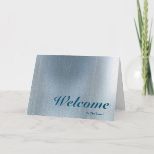 Willkommen beim Team Rosa Hintergrund Unschärfe Karte