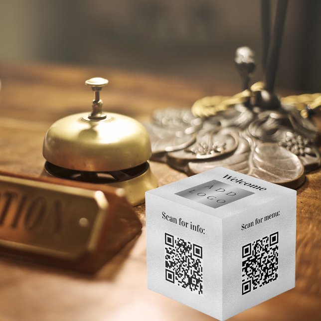Willkommen Business Logo QR Codes Würfel (Von Creator hochgeladen)