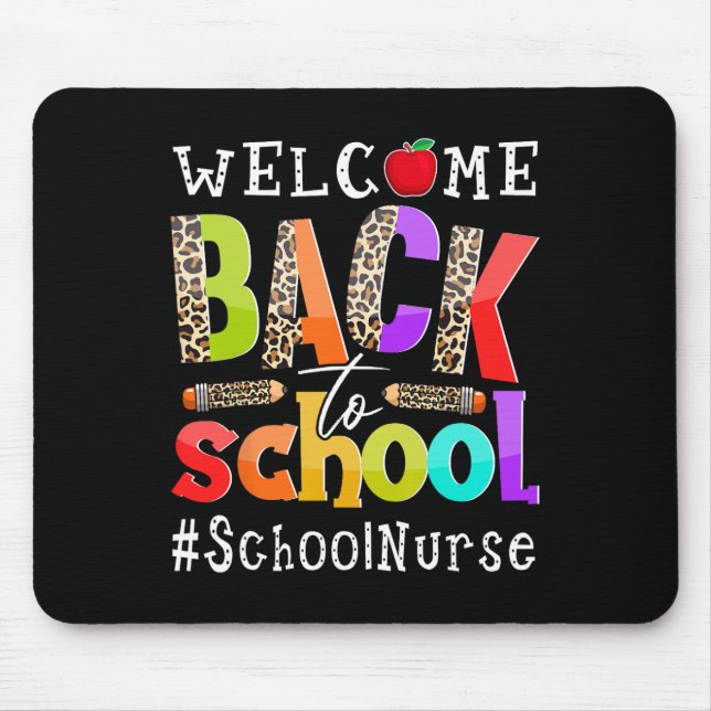 Willkommen Byck bei der Schulkrankenschwester am e Mousepad (Vorne)