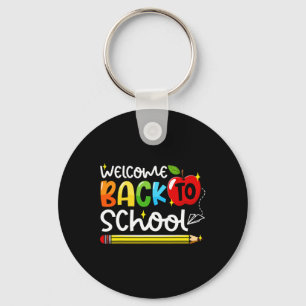 Willkommen Byck in der Schule Erster Schultag Lehr Schlüsselanhänger