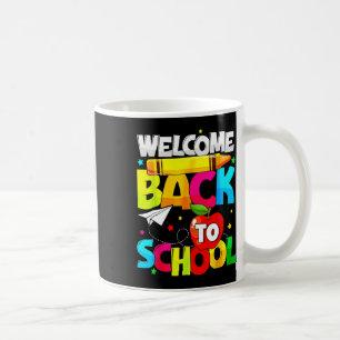 Willkommen Byck Zur Schulfuns Student Lehrer Liebe Kaffeetasse