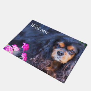Willkommen Cavalier King Charles Spaniel Doormat Fußmatte