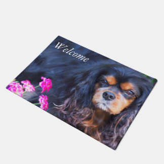 Willkommen Cavalier King Charles Spaniel Doormat Fußmatte