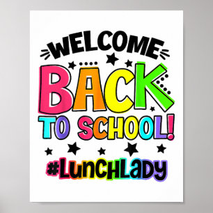 Willkommen Ck in der Schulkantine Lehrerin Poster