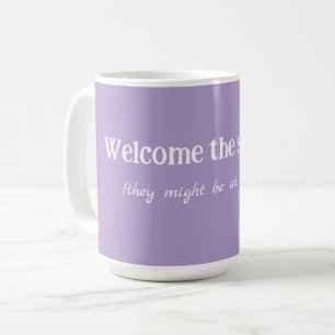 Willkommen dem Fremden Kaffeetasse