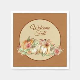 Willkommen Fall Hübsch Paper Napkins Serviette