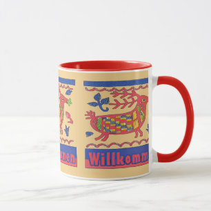 Willkommen, Folk Deer Tasse