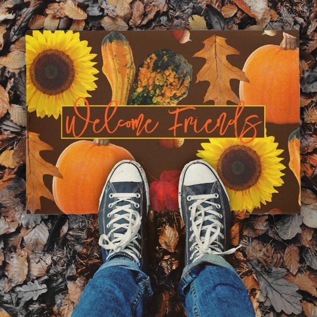 Willkommen Freunde Herbst Herbst Saison Doormat Fußmatte (Von Creator hochgeladen)