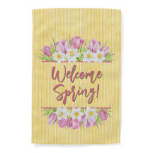 Willkommen Frühling Tulpe und Narzisse