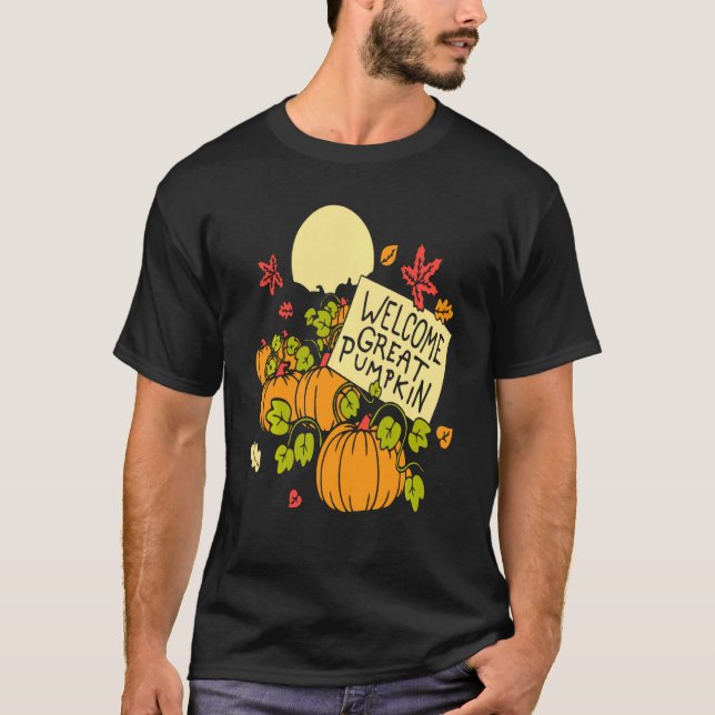 Willkommen Great Pumpkin T-Shirt (Vorderseite)
