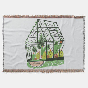 Willkommen Green House Botanische Kaktuspflanzen K Decke