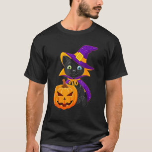 Willkommen Happy Hut Katze Halloween 2023 Teufelsg T-Shirt