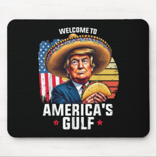 Willkommen im Amerikanischen Golf, dem lustigen Tr Mousepad