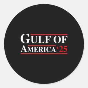 Willkommen im Amerikanischen Golf - Der sonnige Go Runder Aufkleber