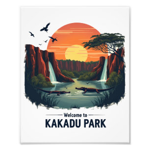 Willkommen im australischen Kakadu-Nationalpark Fotodruck