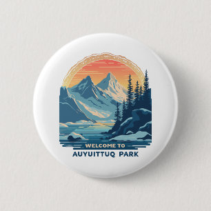 Willkommen im Auyuittuq National Canadian Park Button