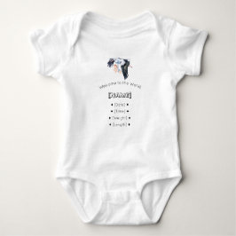 Willkommen im Bab von World Individuelle Name & Bi Baby Strampler